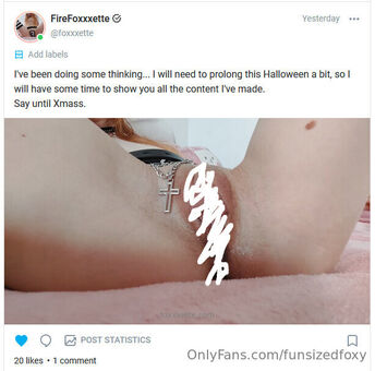 funsizedfoxy Photo Fuites Nudes OnlyFans 15