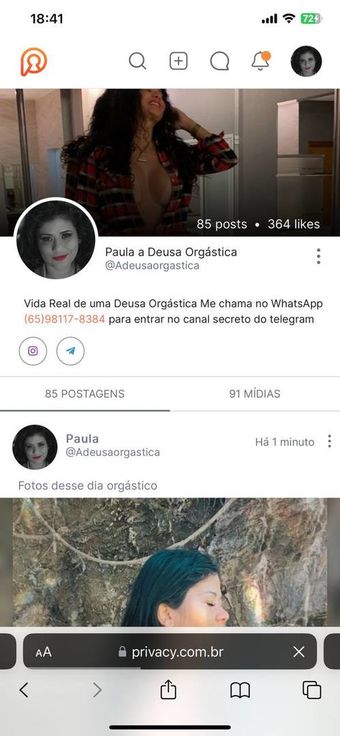 Paula A Deusa Orgástica